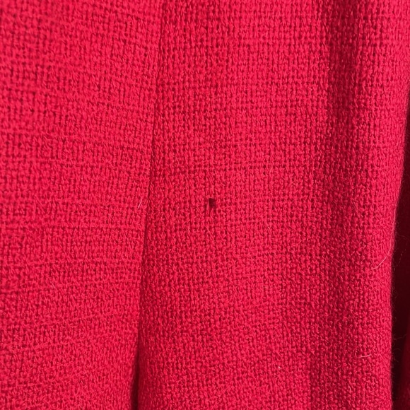 Lanz Original Vintage Wool Red Dress - Picture 3 of 9